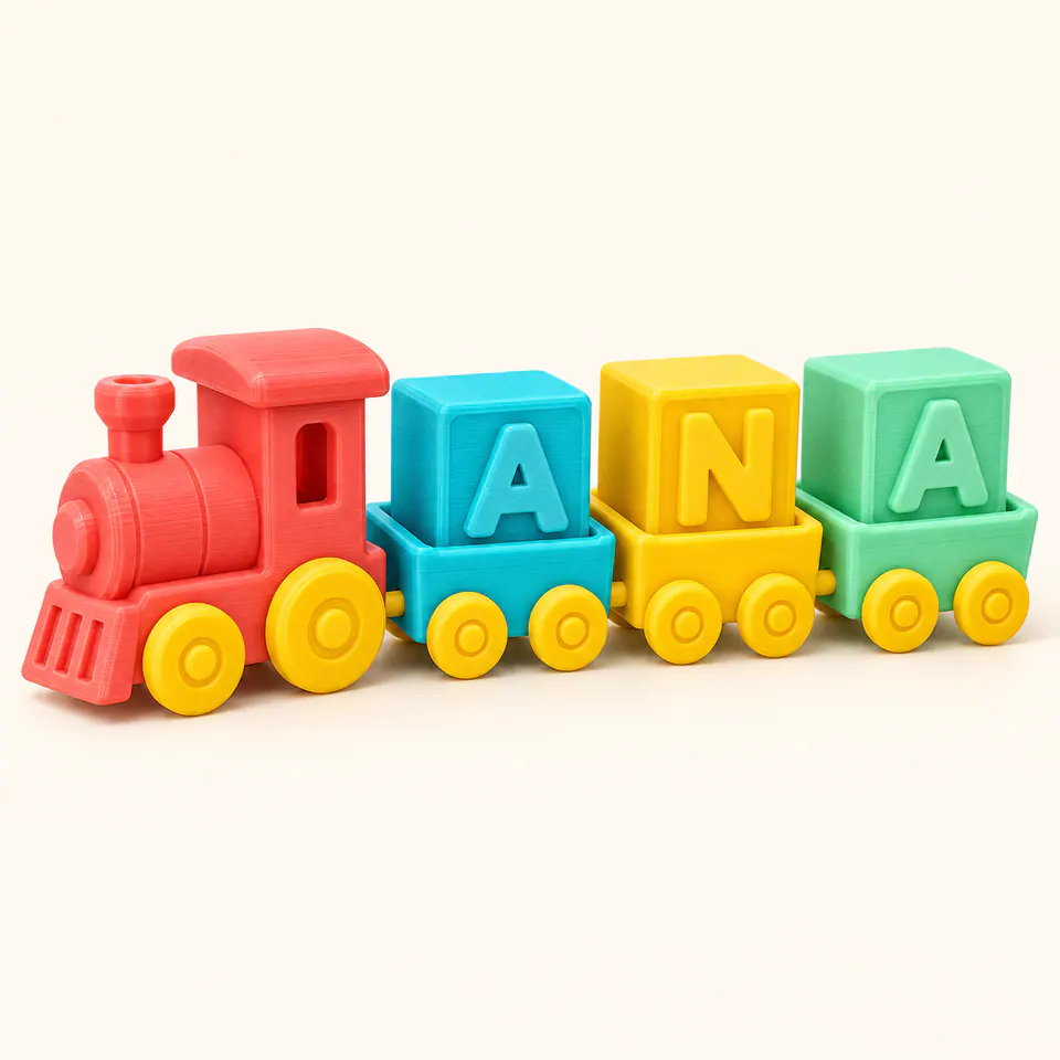 Trenzinho personalizado com nome